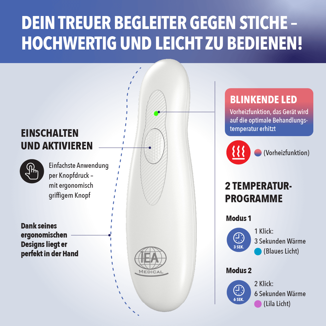 Insektenstichheiler & Schutztasche - Bundle