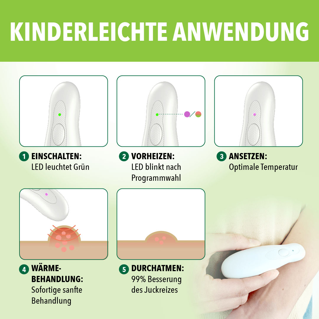 IEA Green Insektenstichheiler CH3000B - USB-C
